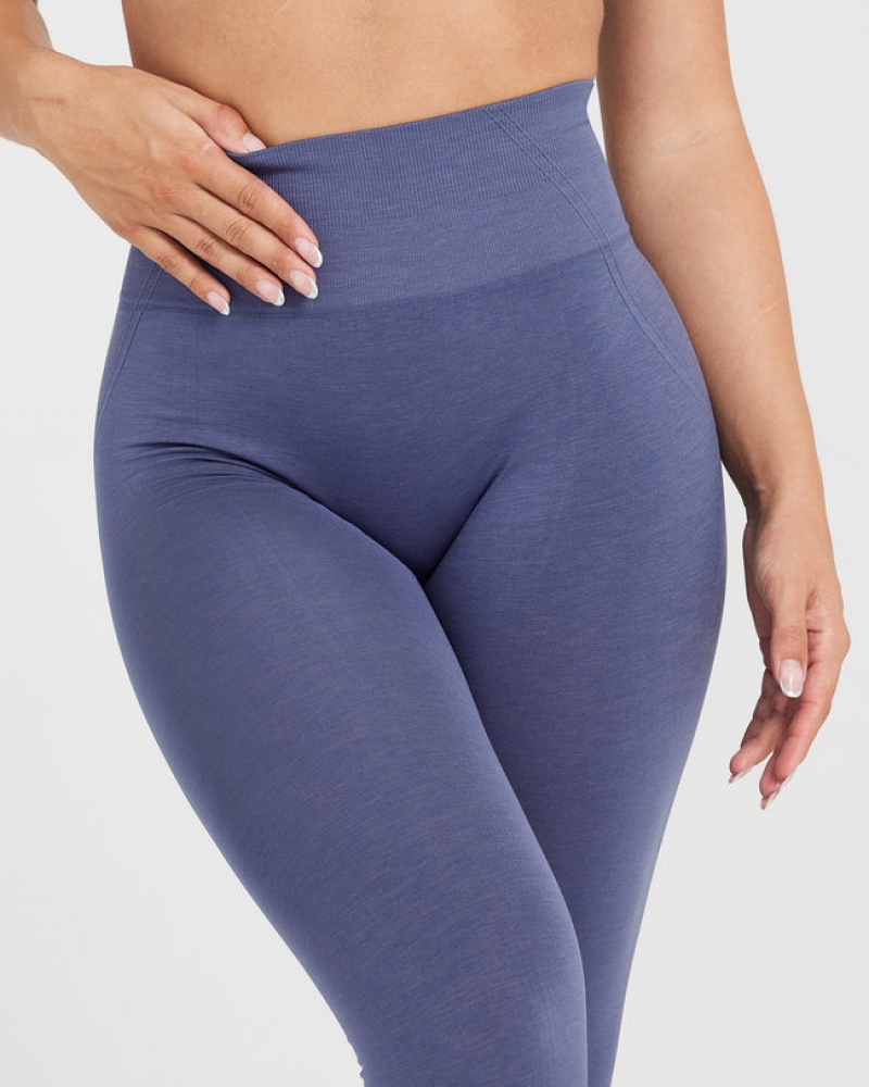 Blue Oner Active Effortless Seamless Leggings | 48129WKUP