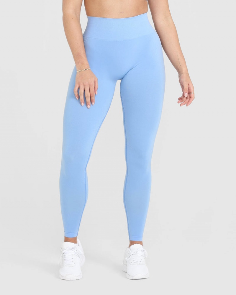 Blue Oner Active Effortless Seamless Leggings | 07164DHIA