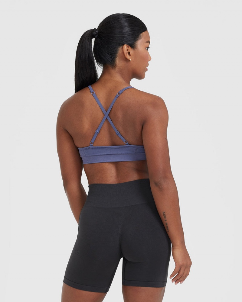 Blue Oner Active Effortless Strappy Bralette Sports Bras | 84127GUKE