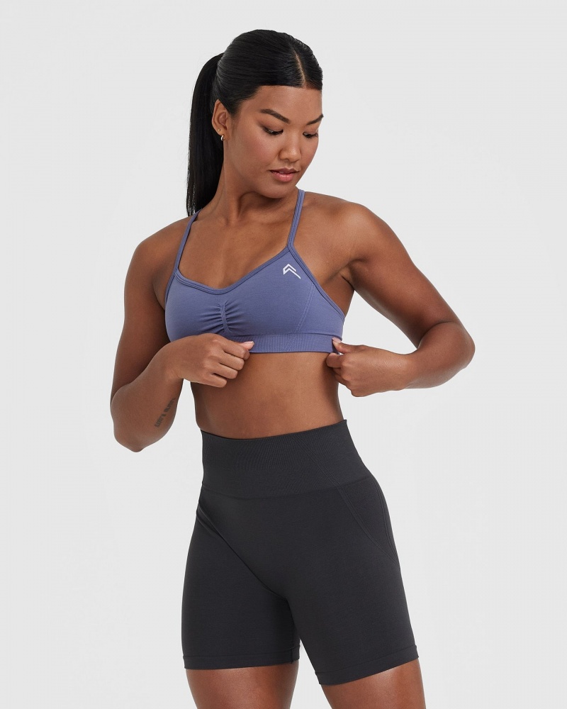 Blue Oner Active Effortless Strappy Bralette Sports Bras | 84127GUKE