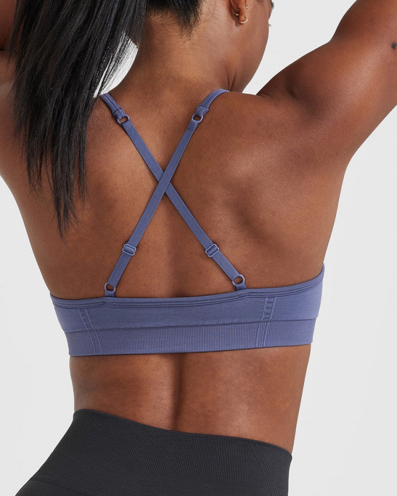 Blue Oner Active Effortless Strappy Bralette Sports Bras | 84127GUKE