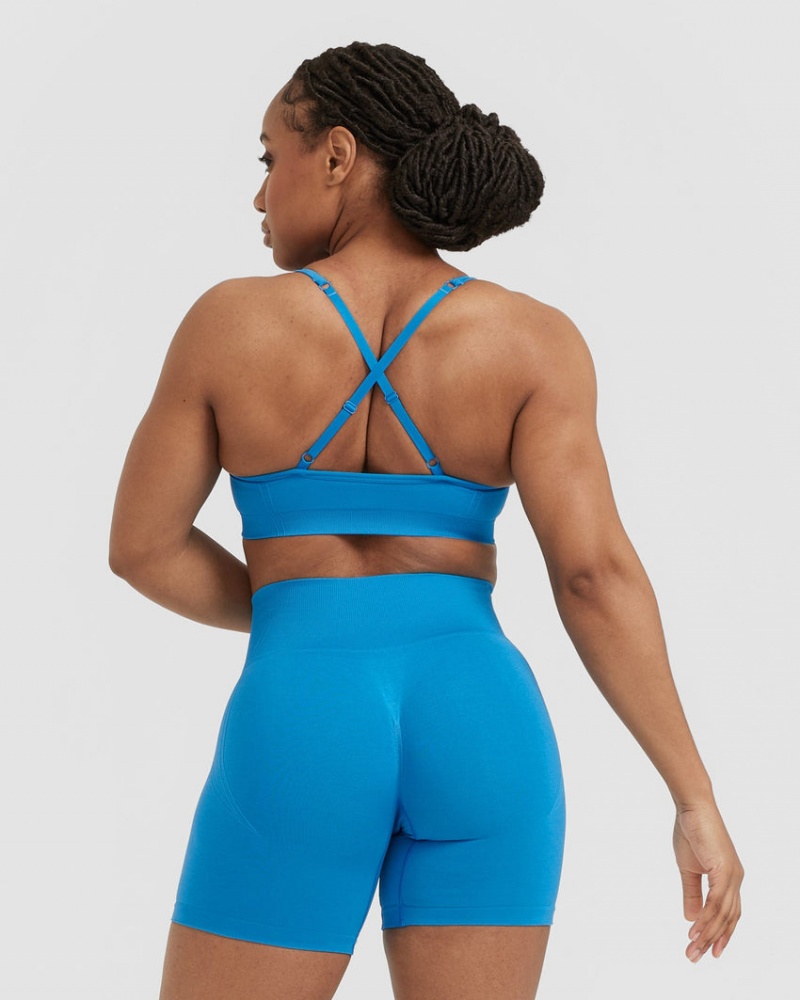 Blue Oner Active Effortless Strappy Bralette Sports Bras | 81476KRUF