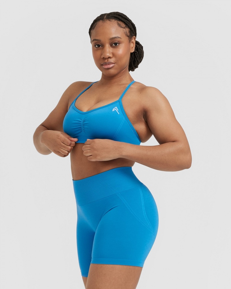 Blue Oner Active Effortless Strappy Bralette Sports Bras | 81476KRUF