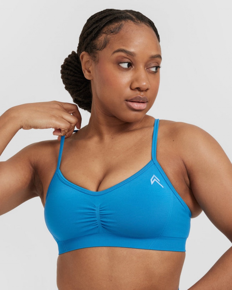 Blue Oner Active Effortless Strappy Bralette Sports Bras | 81476KRUF