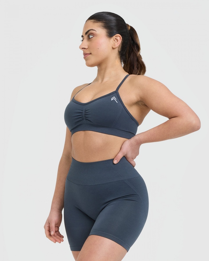 Blue Oner Active Effortless Strappy Bralette Sports Bras | 76381WFKI