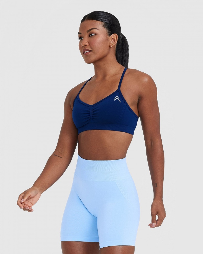 Blue Oner Active Effortless Strappy Bralette Sports Bras | 38406VHKI