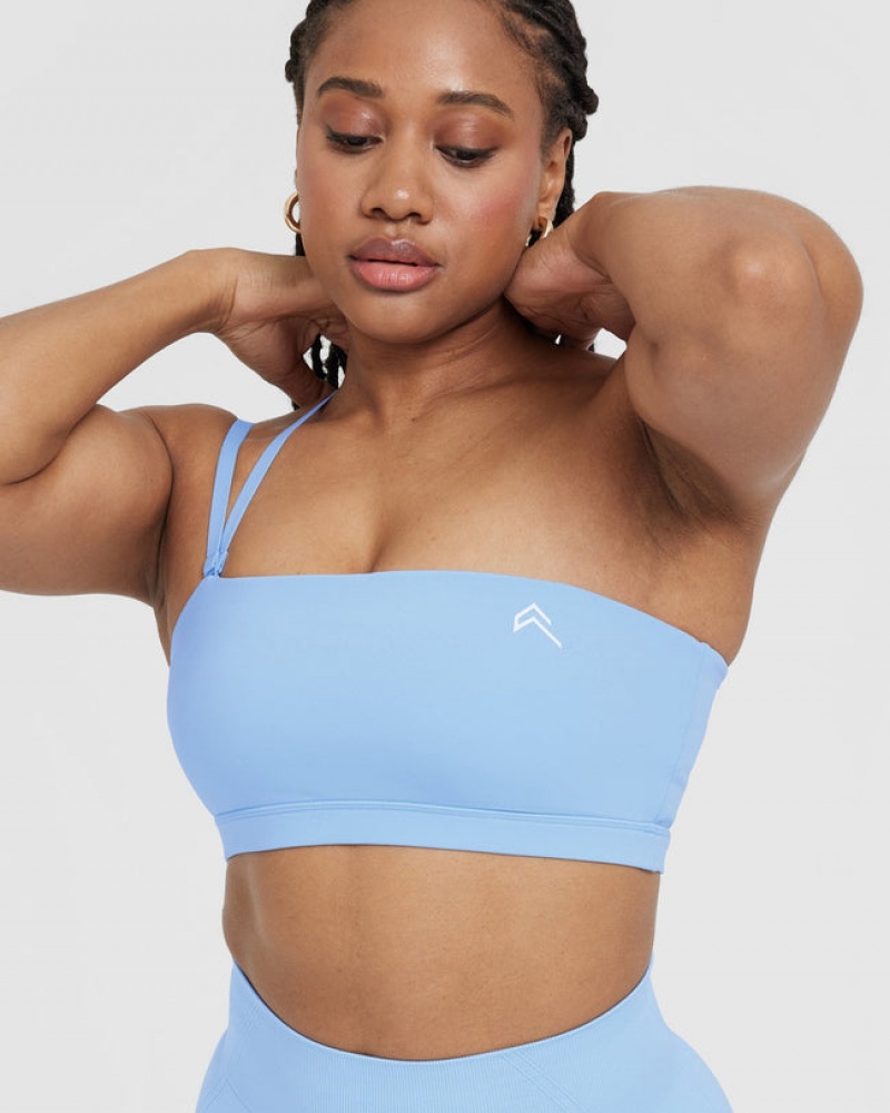 Blue Oner Active Everyday Bandeau Bralette Sports Bras | 96587VUOL