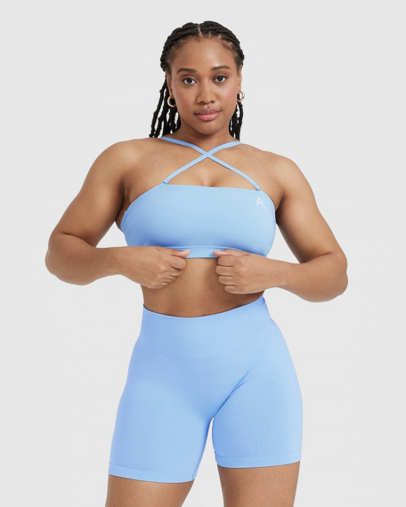 Blue Oner Active Everyday Bandeau Bralette Sports Bras | 96587VUOL