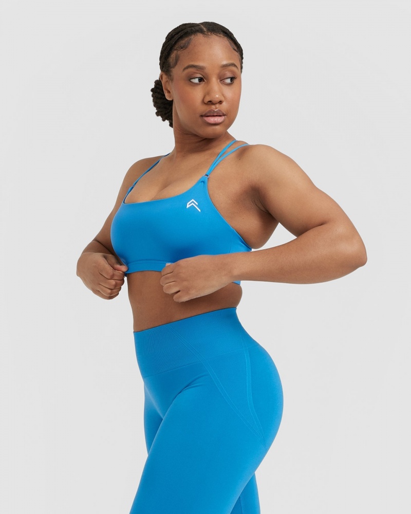 Blue Oner Active Everyday Cross Over Bralette Sports Bras | 58643AOJT