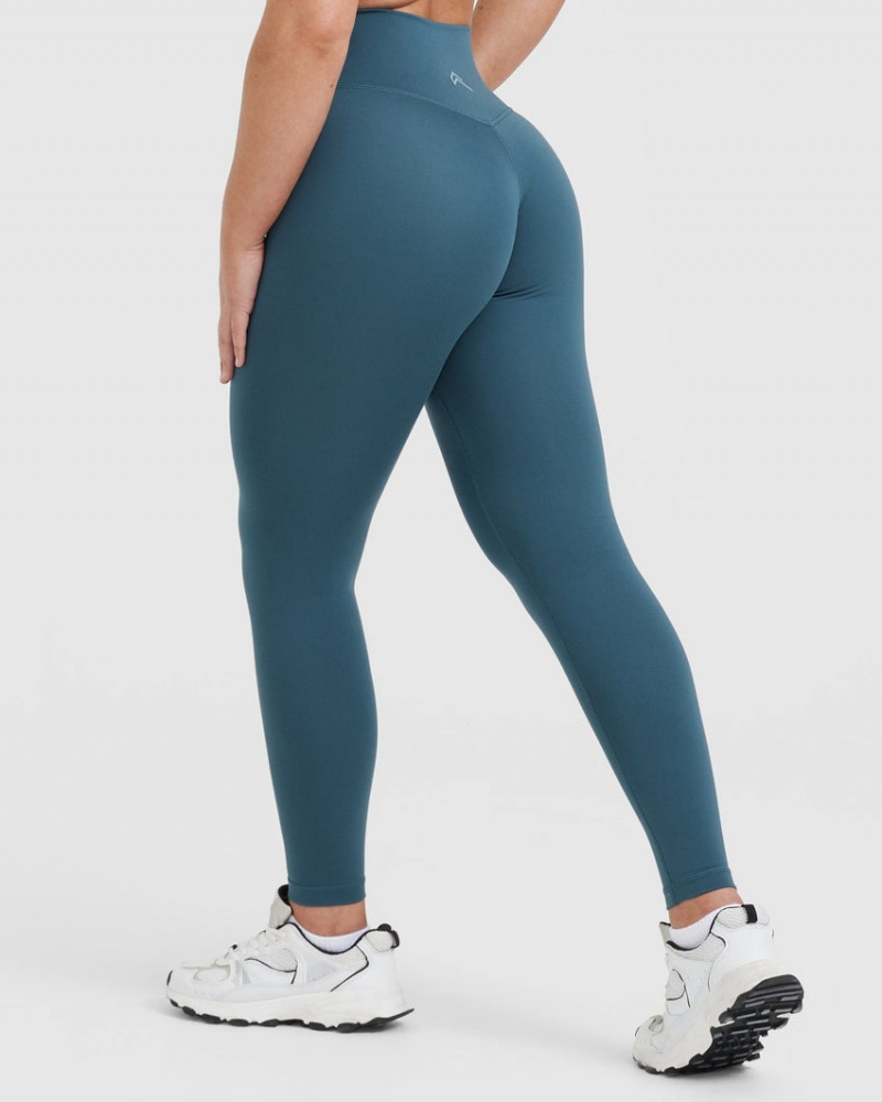 Blue Oner Active Timeless High Waisted Leggings | 85409AUVE