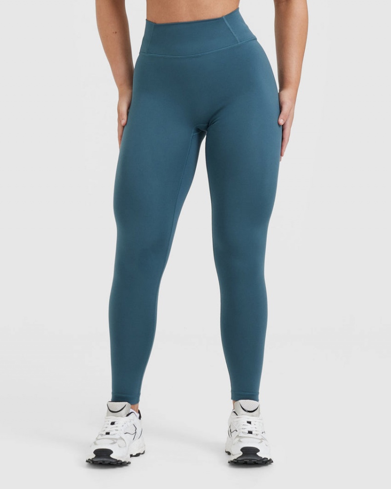 Blue Oner Active Timeless High Waisted Leggings | 85409AUVE