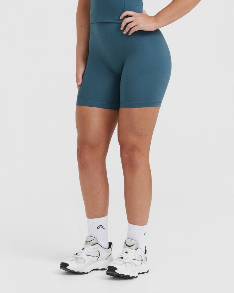 Blue Oner Active Timeless High Waisted Shorts | 69830KRJC