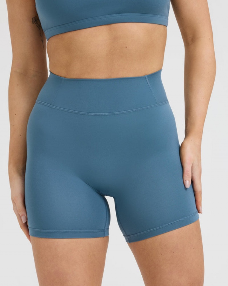 Blue Oner Active Timeless High Waisted Shorts | 81603LUKM