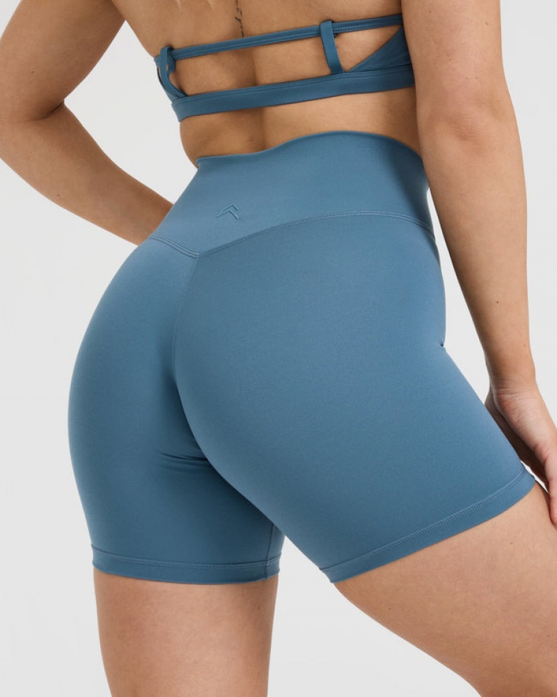 Blue Oner Active Timeless High Waisted Shorts | 81603LUKM