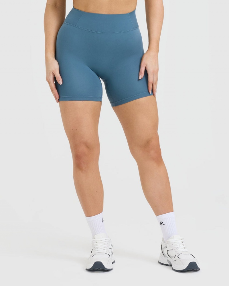 Blue Oner Active Timeless High Waisted Shorts | 81603LUKM