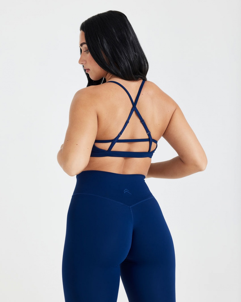 Blue Oner Active Timeless Strappy Bralette Sports Bras | 27635ZMOX