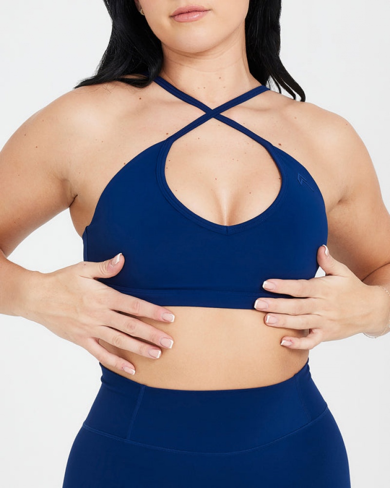 Blue Oner Active Timeless Strappy Bralette Sports Bras | 27635ZMOX