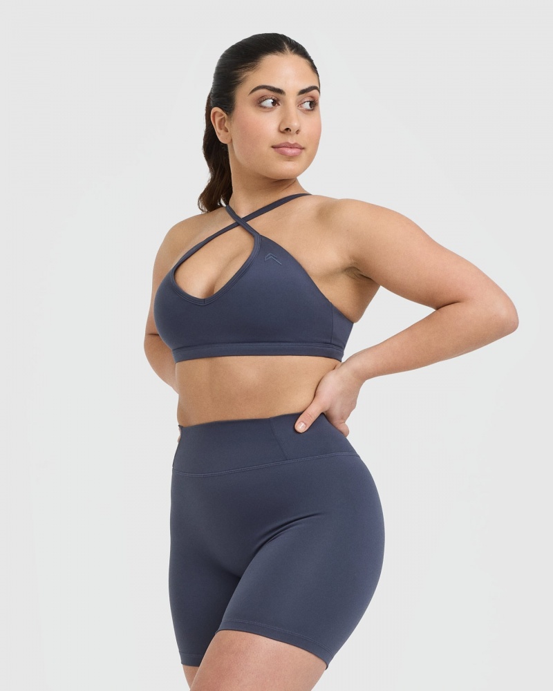 Blue Oner Active Timeless Strappy Bralette Sports Bras | 85609NJXG