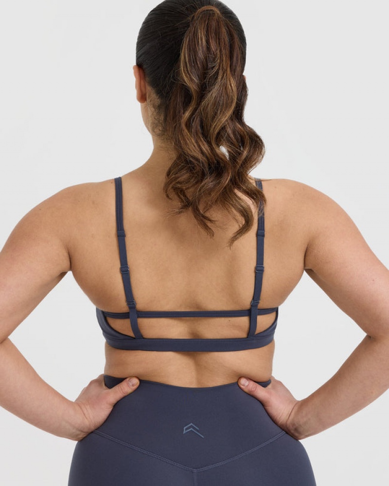 Blue Oner Active Timeless Strappy Bralette Sports Bras | 85609NJXG