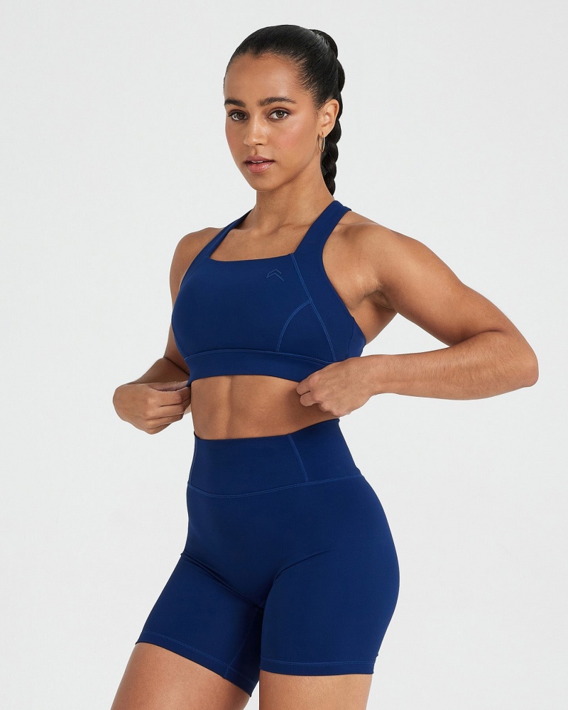 Blue Oner Active Timeless Wide Strap Sports Bras | 17456EVAS