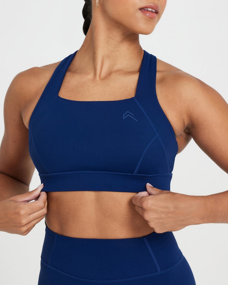 Blue Oner Active Timeless Wide Strap Sports Bras | 17456EVAS