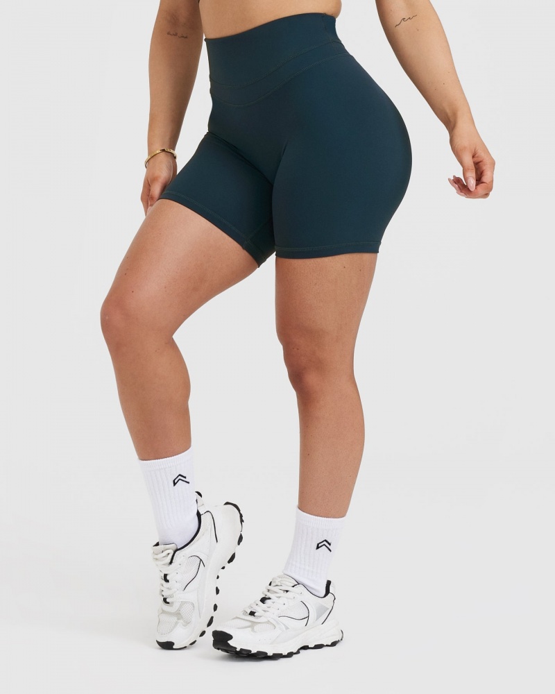 Blue Oner Active Unified High Waisted Shorts | 31087VJAN