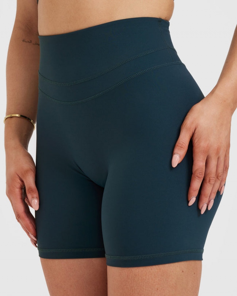 Blue Oner Active Unified High Waisted Shorts | 31087VJAN