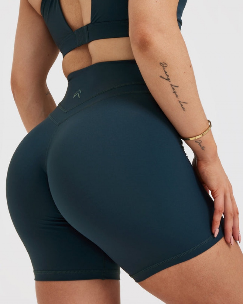 Blue Oner Active Unified High Waisted Shorts | 31087VJAN