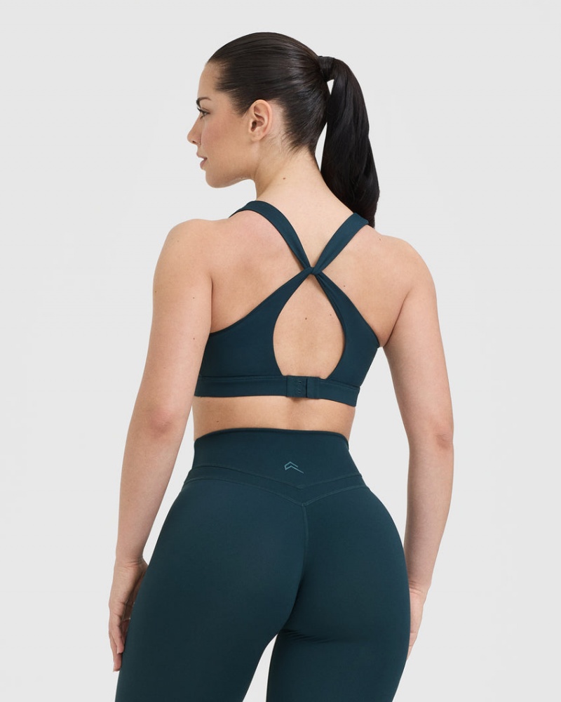 Blue Oner Active Unified Layered Sports Bras | 65947QBDK