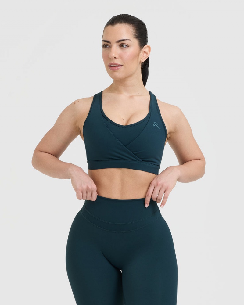 Blue Oner Active Unified Layered Sports Bras | 65947QBDK