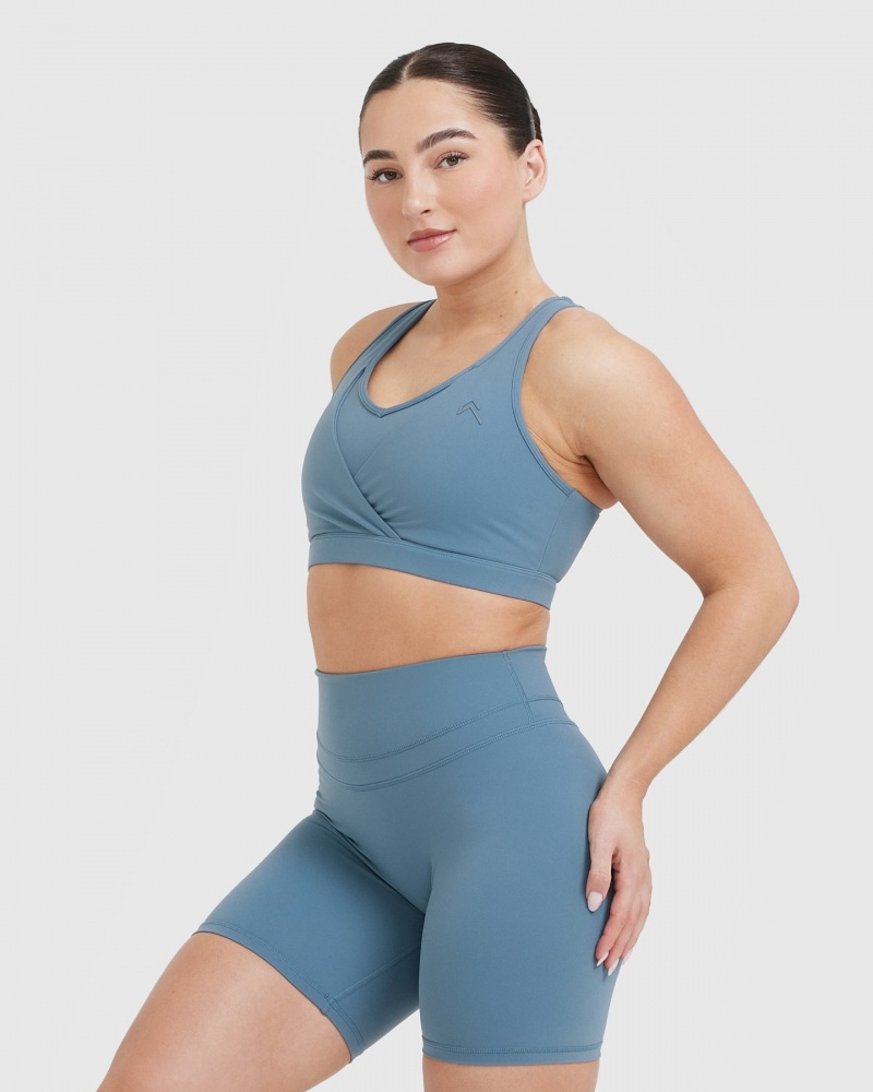 Blue Oner Active Unified Layered Sports Bras | 39825HIST