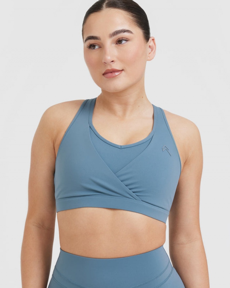 Blue Oner Active Unified Layered Sports Bras | 39825HIST