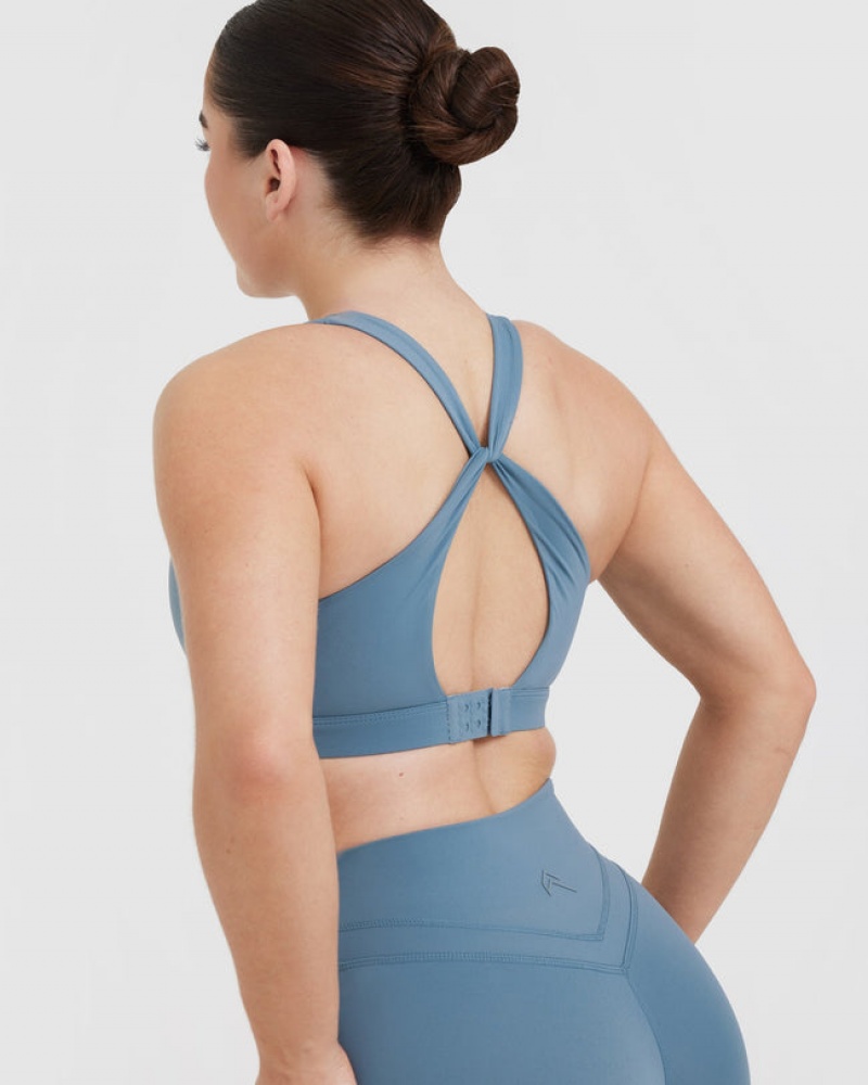 Blue Oner Active Unified Layered Sports Bras | 39825HIST