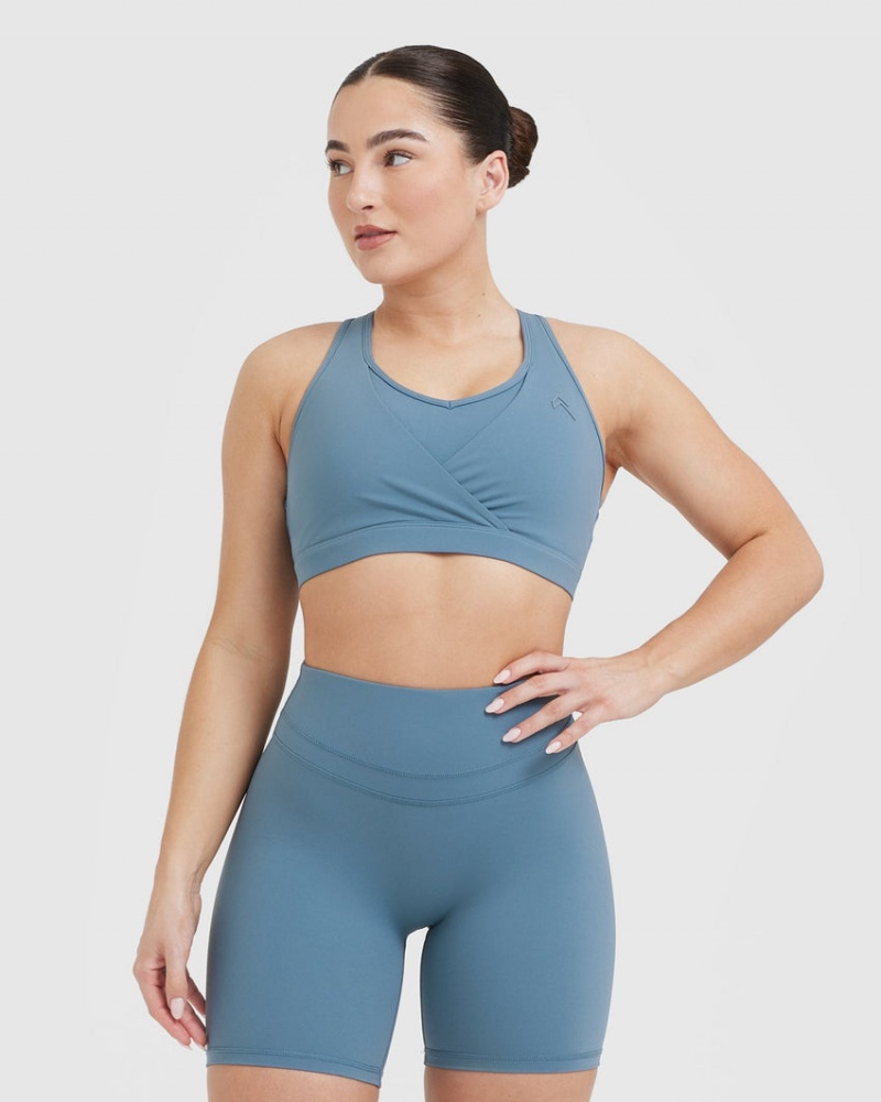 Blue Oner Active Unified Layered Sports Bras | 39825HIST