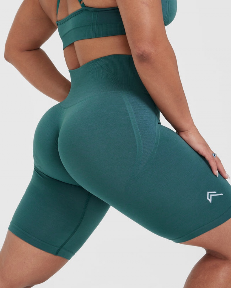 Blue / Turquoise Oner Active Effortless Seamless Cycling Shorts | 32904HPRW