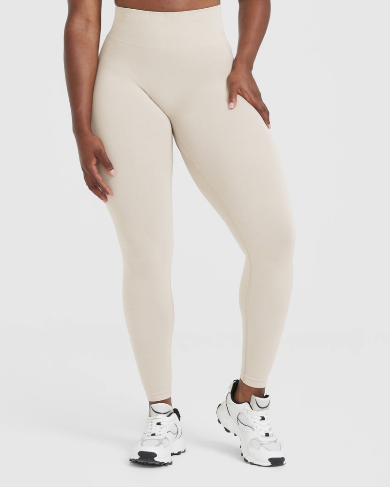 Brown Oner Active Effortless Seamless Leggings | 04167MUKC