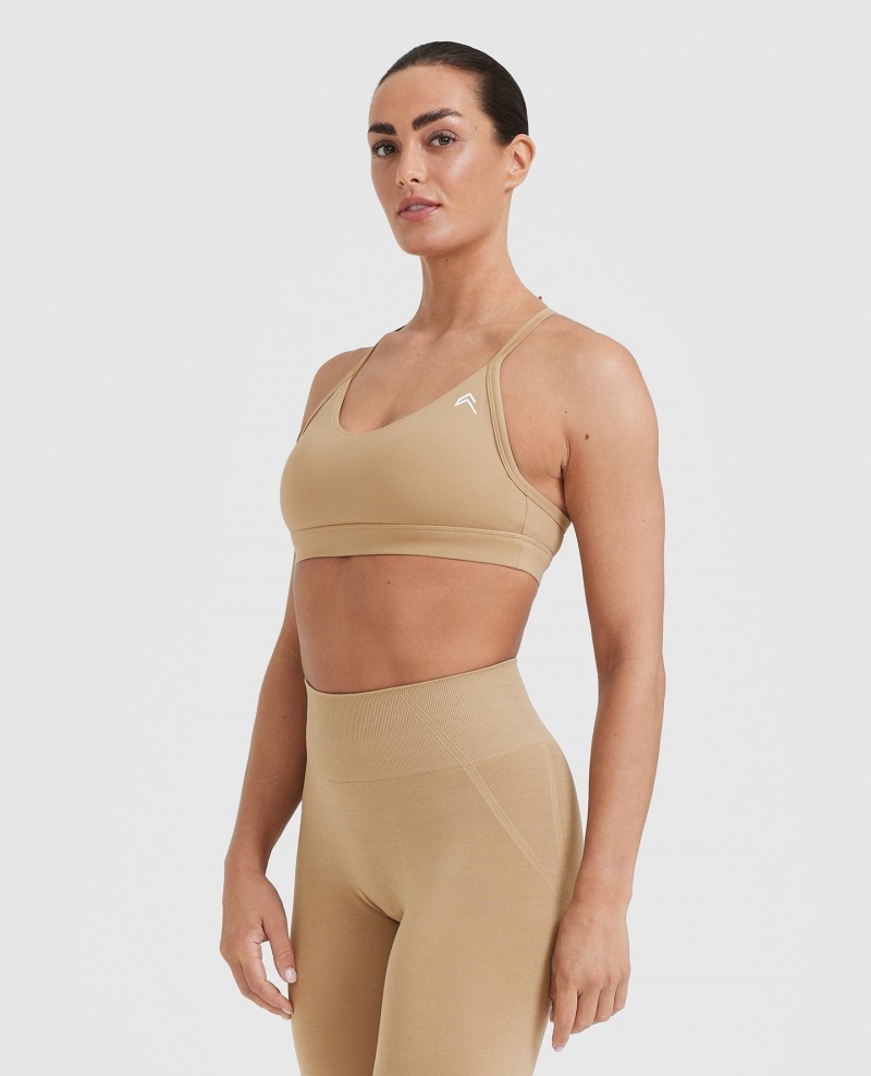 Brown Oner Active Everyday Sports Bras | 59178BWZI