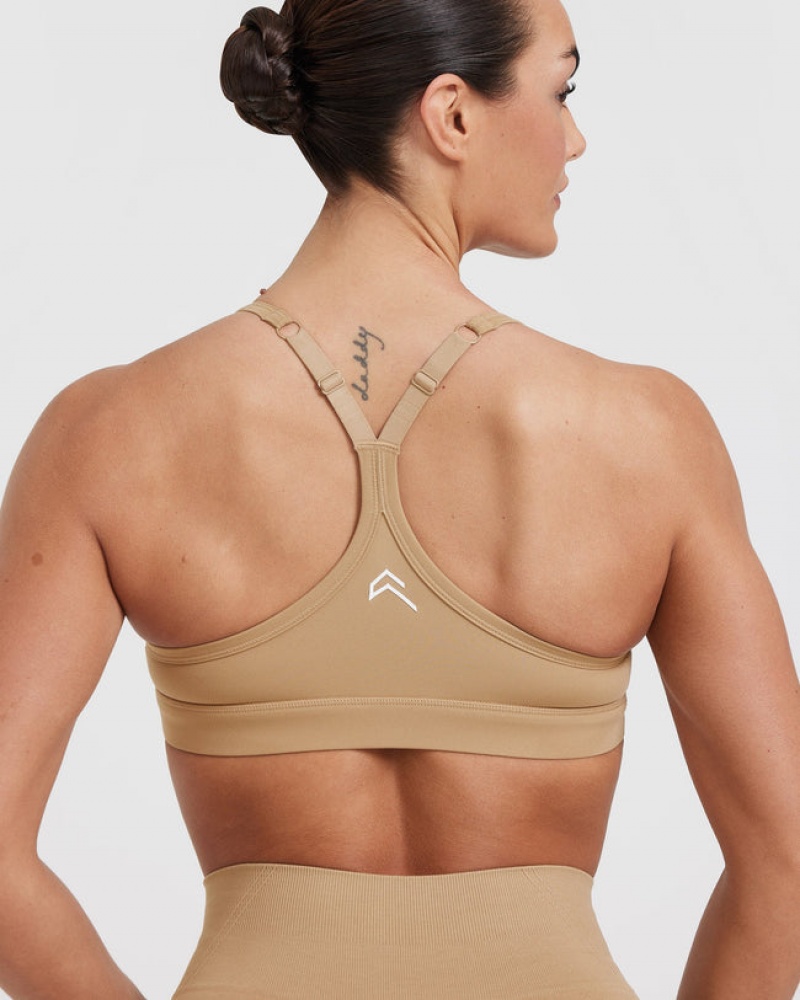 Brown Oner Active Everyday Sports Bras | 59178BWZI