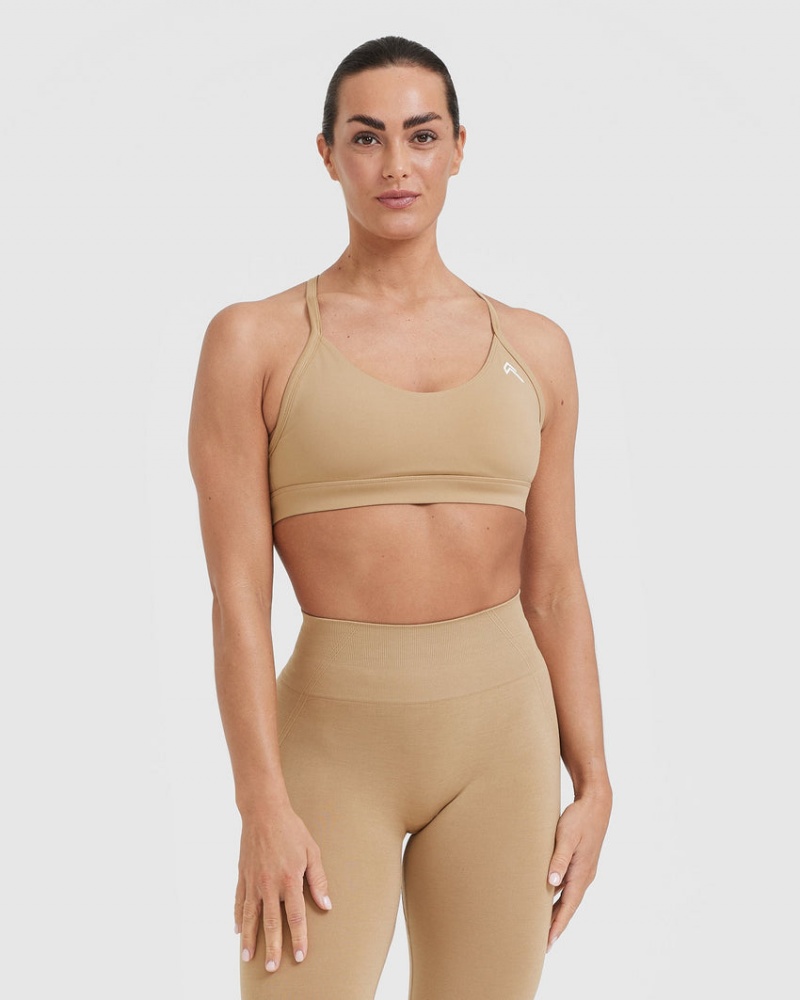 Brown Oner Active Everyday Sports Bras | 59178BWZI