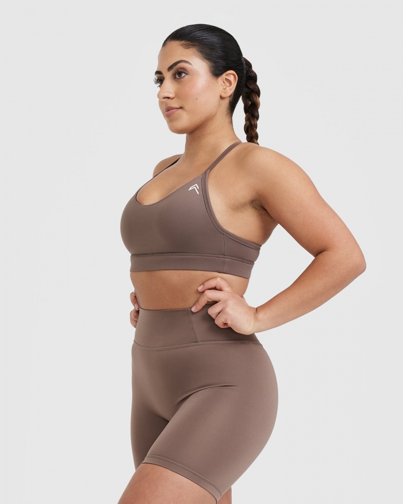 Brown Oner Active Everyday Sports Bras | 38427LXHC