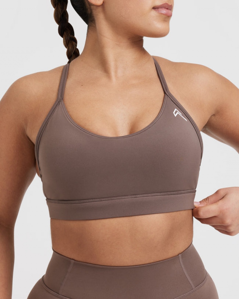 Brown Oner Active Everyday Sports Bras | 38427LXHC