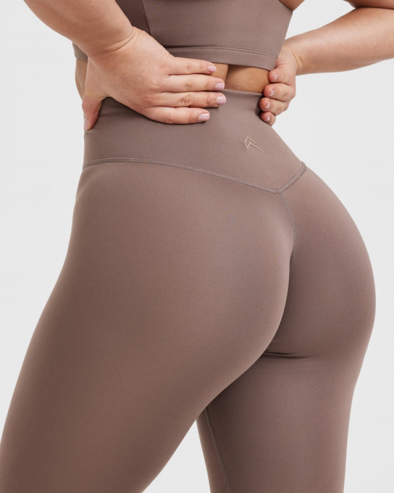 Brown Oner Active Timeless High Waisted Leggings | 94086JHAK