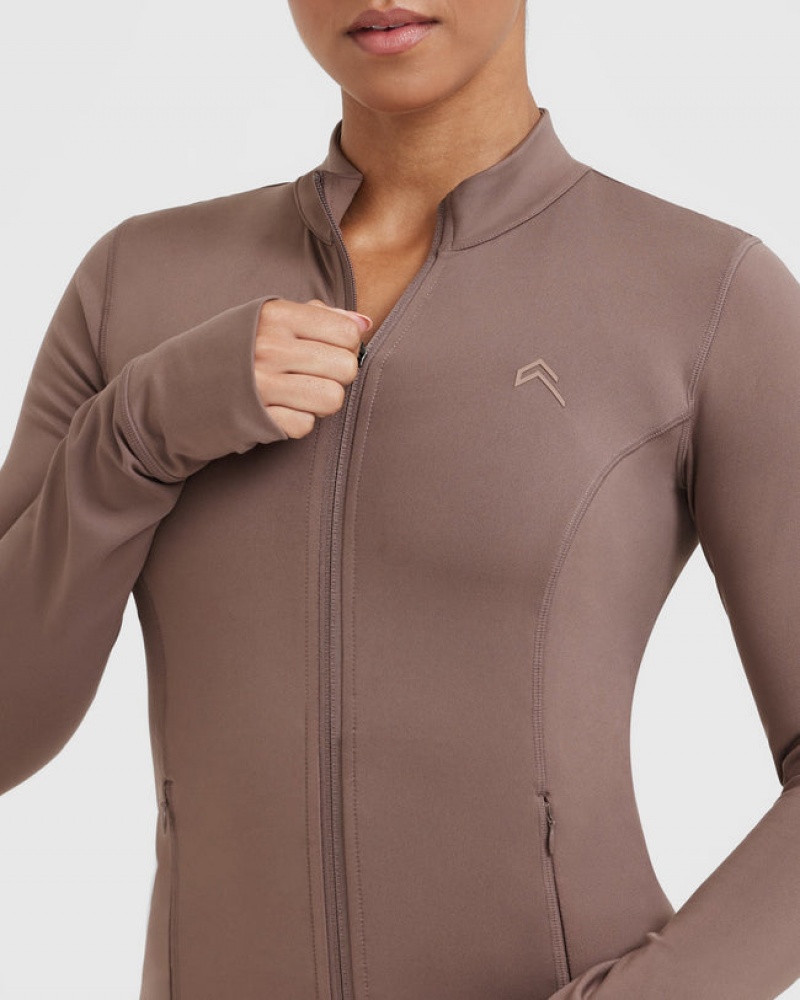 Brown Oner Active Timeless Sweatshirts | 59403FBPL