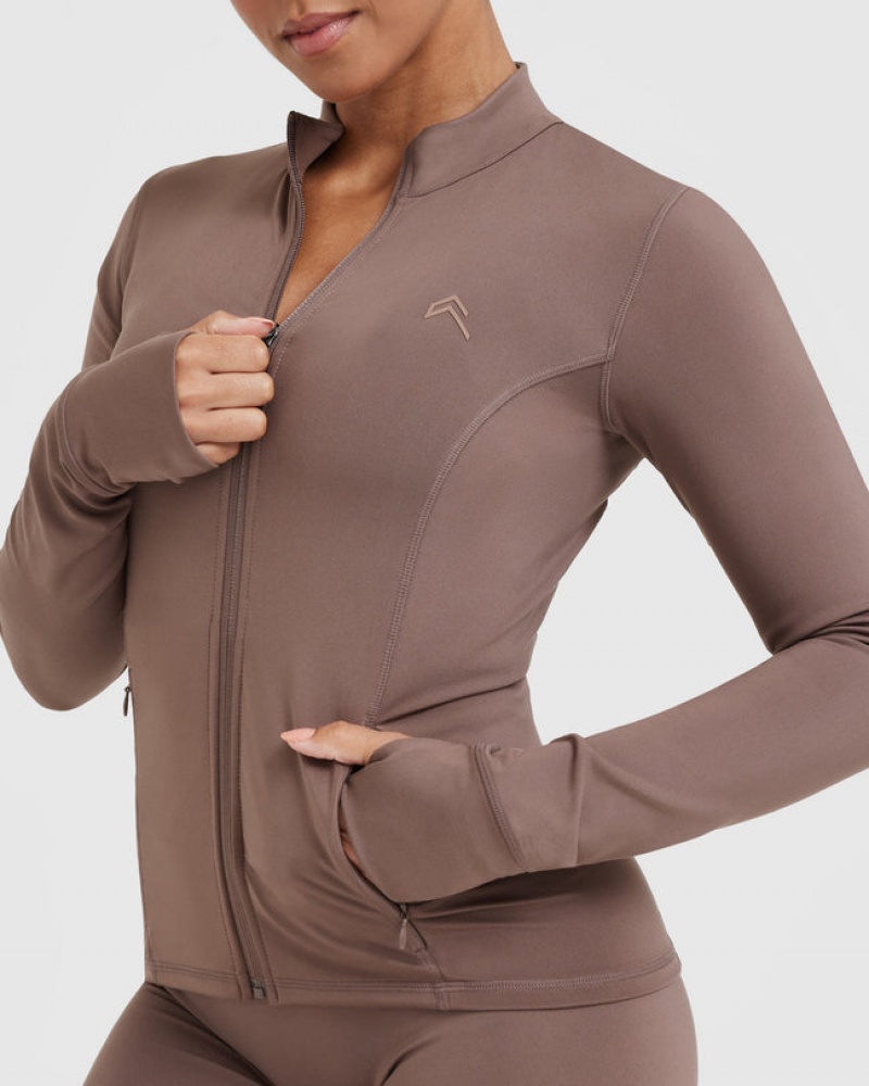 Brown Oner Active Timeless Sweatshirts | 59403FBPL