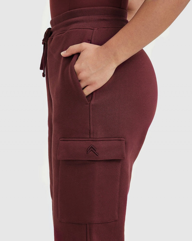 Burgundy Oner Active All Day Cargo Joggers | 89463DVXG