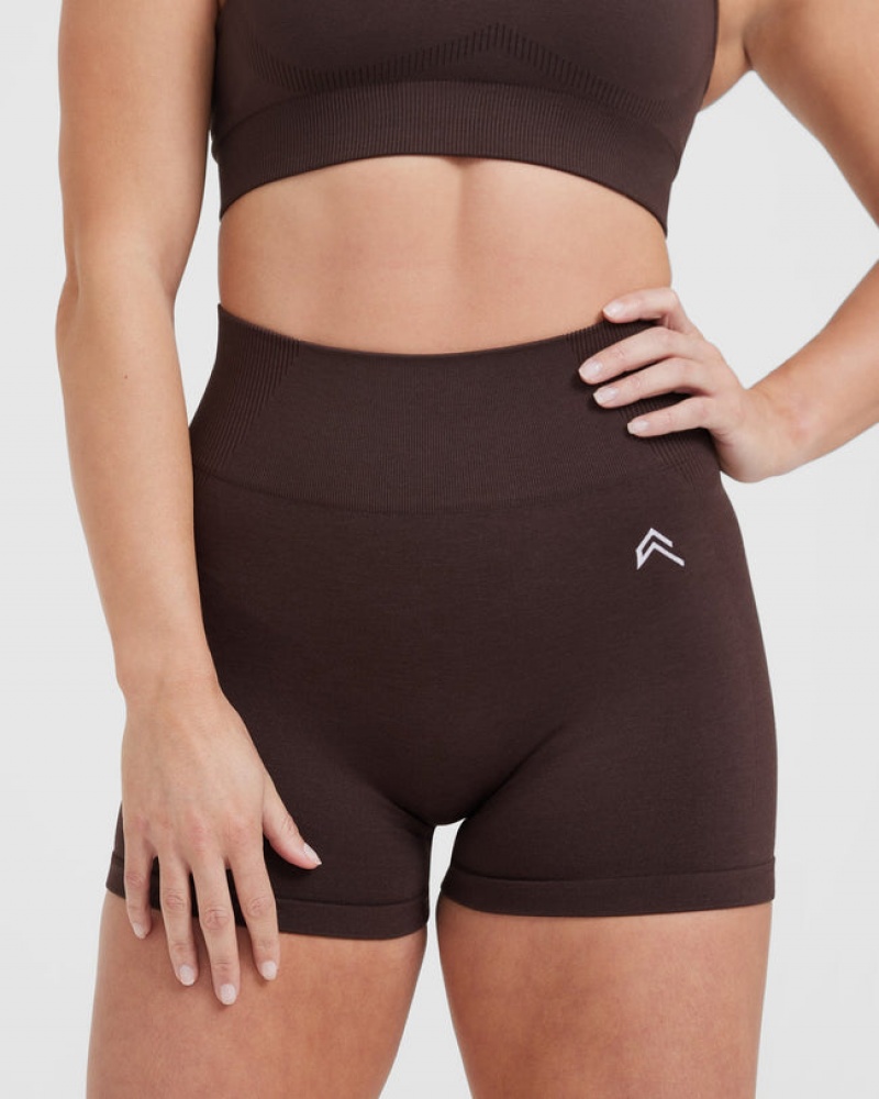 Dark Grey Oner Active Classic Seamless 2.0 Booty Shorts | 49753WFEK