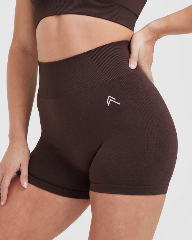 Dark Grey Oner Active Classic Seamless 2.0 Booty Shorts | 49753WFEK