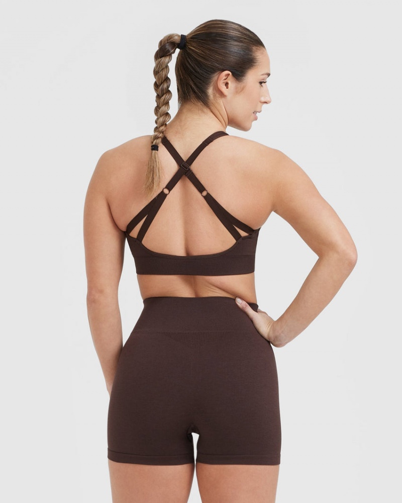 Dark Grey Oner Active Classic Seamless 2.0 Bralette Sports Bras | 41807UTEK