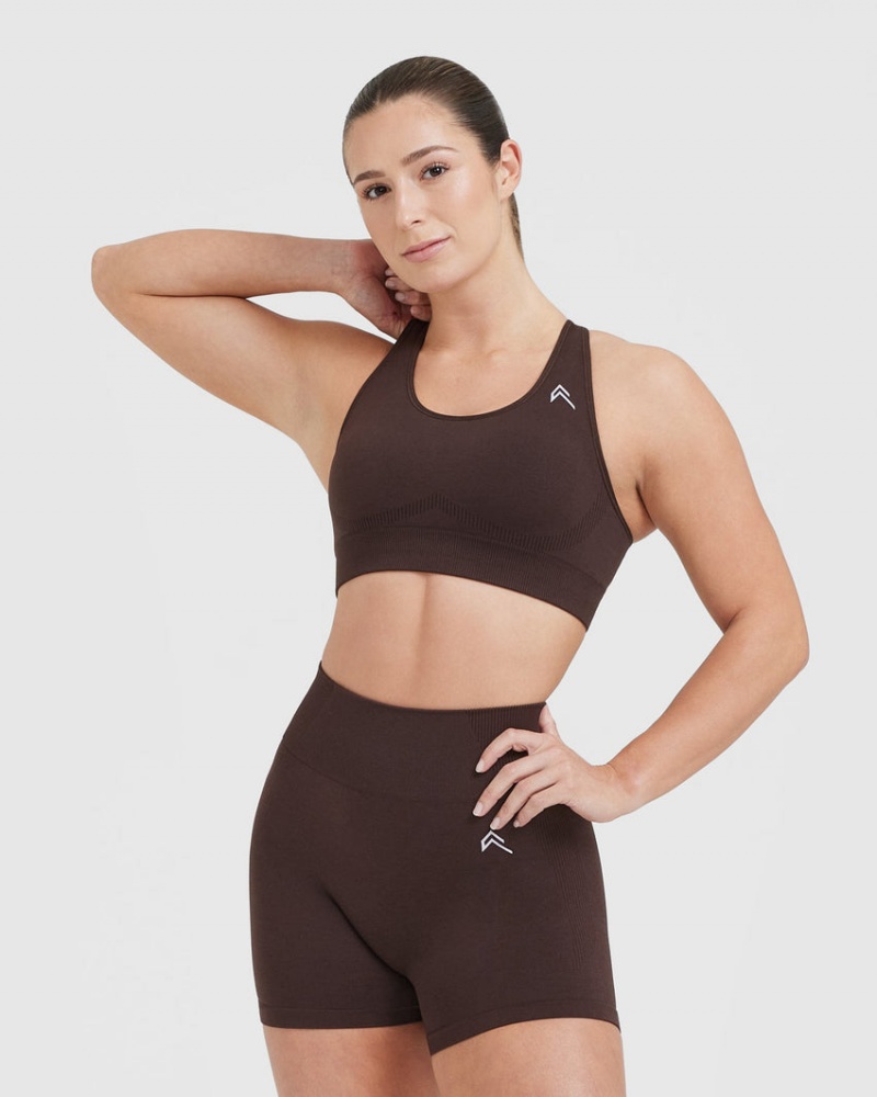 Dark Grey Oner Active Classic Seamless 2.0 Bralette Sports Bras | 41807UTEK