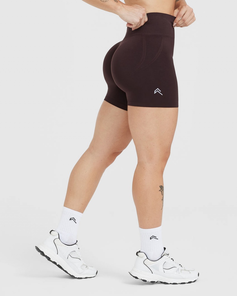 Dark Grey Oner Active Effortless Seamless Shorts | 24609TYIA